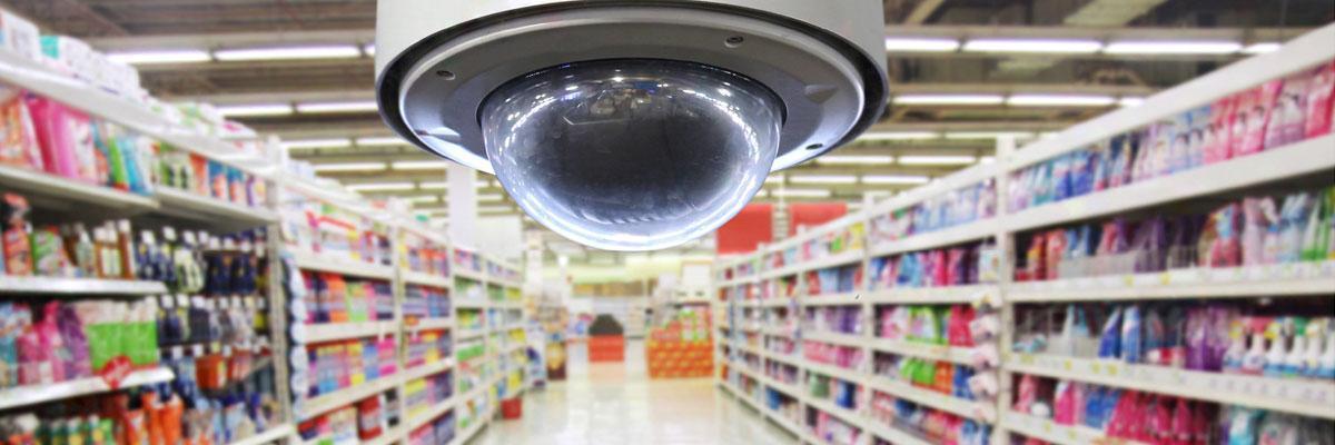 Установка систем видеонаблюдения в магазине