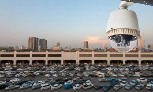 Установка систем видеонаблюдения для автостоянки