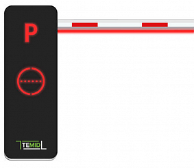 Шлагбаум Temid BGM1030R-LED (стрела 3,0 м c подсветкой)