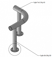 Ограждение защитное для шлагбаума