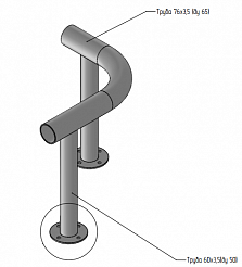 Ограждение защитное для шлагбаума