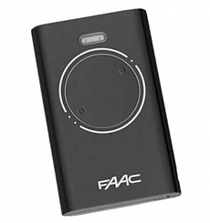 Пульт для шлагбаума FAAC XT2 433 SLH LR 433 МГц 2-канальный SLH код, функция MASTER-SLAVE, черный