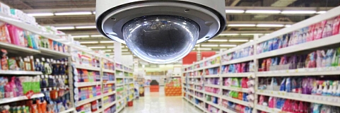 Установка систем видеонаблюдения в магазине