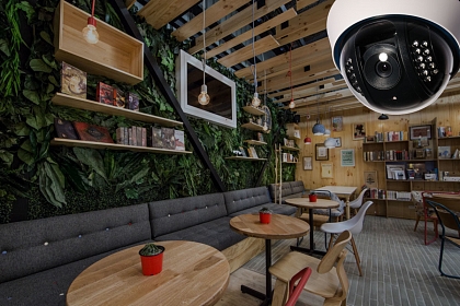 Установка систем видеонаблюдения для кафе и ресторанов