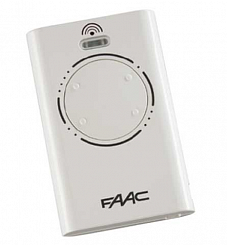 Пульт для шлагбаума FAAC XT2 433 SLH LR 433 МГц 4-канальный SLH код, функция MASTER-SLAVE, белый