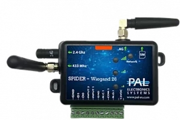 GSM+BT контроллер PAL-ES SPIDER Wiegand 26